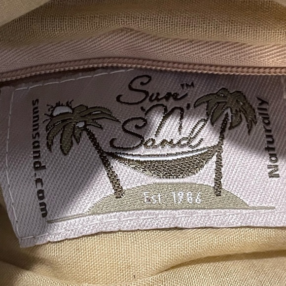 Awesome fabric and straw bag, special details, chains and leather! - Picture 6 of 7